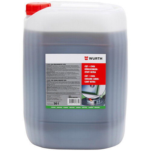 Wurth Cooling Lubricant Cut+Cool Ultra - CLLUB-(CUT-COOL-ULTRA)-20LTR Ref. 0893050031 Wurth Cooling Lubricant Cut+Cool Ultra - CLLUB-(CUT-COOL-ULTRA)-20LTR Ref. 0893050031