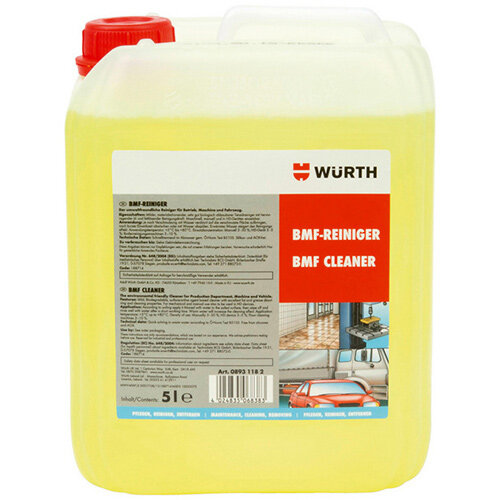 Wurth Workshop Cleaner BMF - WRKSHPCLNR-BMF-5LTR Ref. 08931182 Wurth Workshop Cleaner BMF - WRKSHPCLNR-BMF-5LTR Ref. 08931182