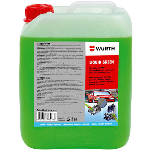 Wurth Multi-purpose Cleaner Liquid Green - UNICLNR-(Liquid GREEN)-5LTR Ref. 08934745 Wurth Multi-purpose Cleaner Liquid Green - UNICLNR-(Liquid GREEN)-5LTR Ref. 08934745