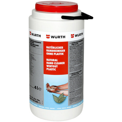 Wurth Natural Hand Cleaner, Plastic-free - HNDCLNR-NATUR-4LTR Ref. 0893900000 Wurth Natural Hand Cleaner, Plastic-free - HNDCLNR-NATUR-4LTR Ref. 0893900000