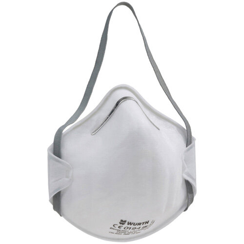 Wurth Cup-Shaped Mask CM 3000 FFP2 NR D - BREAMASK-CM3000-(FFP2-NR-D) Ref. 0899110502 PACK OF 20 Wurth Cup-Shaped Mask CM 3000 FFP2 NR D - BREAMASK-CM3000-(FFP2-NR-D) Ref. 0899110502 PACK OF 20
