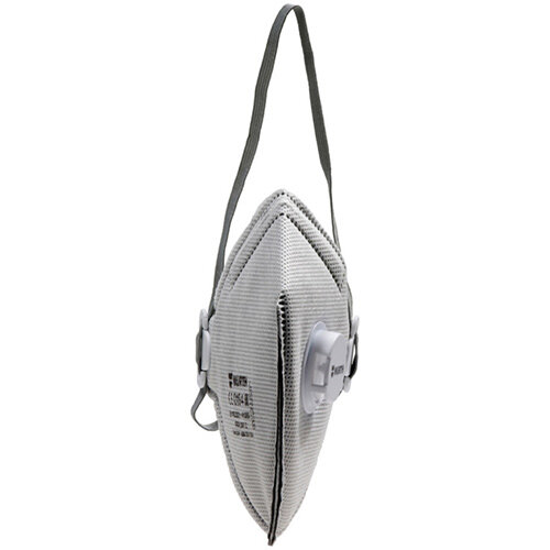 Wurth Folding Mask FM 3000, carbon V FFP2 NR D - FLDMASK-CARBON-VALVE-FM3000-FFP2 Ref. 0899110524 PACK OF 10 Wurth Folding Mask FM 3000, carbon V FFP2 NR D - FLDMASK-CARBON-VALVE-FM3000-FFP2 Ref. 0899110524 PACK OF 10