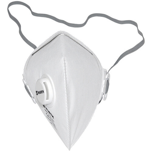 Wurth Disposable Folding Mask FFP2 With Valve - FLDMASK-VALVE-FM-FFP2 Ref. 0899123100 PACK OF 20 Wurth Disposable Folding Mask FFP2 With Valve - FLDMASK-VALVE-FM-FFP2 Ref. 0899123100 PACK OF 20
