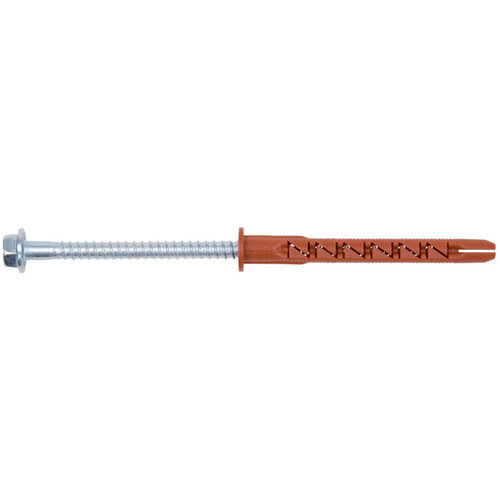 Wurth Plastic Frame Anchor W-UR F 8, Galvanised Steel - DWL-(W-URF8)-PLA-AW25-WS10-50/30-8X100 PACK OF 50 Wurth Plastic Frame Anchor W-UR F 8, Galvanised Steel - DWL-(W-URF8)-PLA-AW25-WS10-50/30-8X100 PACK OF 50