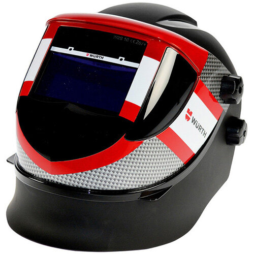 Wurth S9 Welding Helmet - WELDHELM-S9-GREY/BLACK-(DIN5/9/13)-EN175 Ref. 0984743100