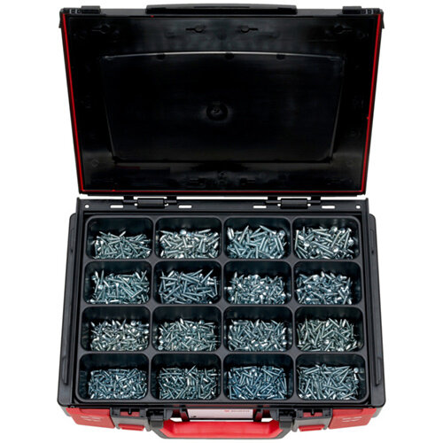 Wurth Tapping Screws, Countersunk Head Assortment - SCR-SYSKO-ISO7051-ST-(A2K)-H2-1600PCS Ref. 5964011701 Wurth Tapping Screws, Countersunk Head Assortment - SCR-SYSKO-ISO7051-ST-(A2K)-H2-1600PCS Ref. 5964011701