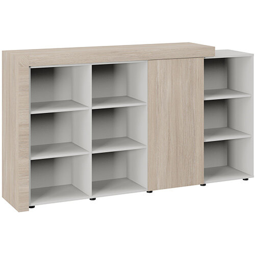 Auttica Cupboard Madrid Oak & Grey W2100xD450xH1170mm