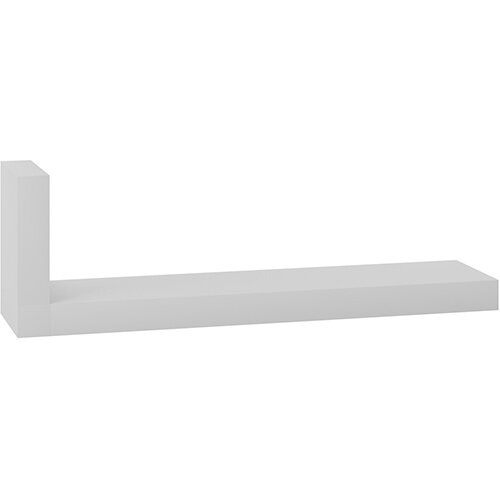 Auttica Light Grey Left Corner Wall Shelf W1280xD300xH400mm