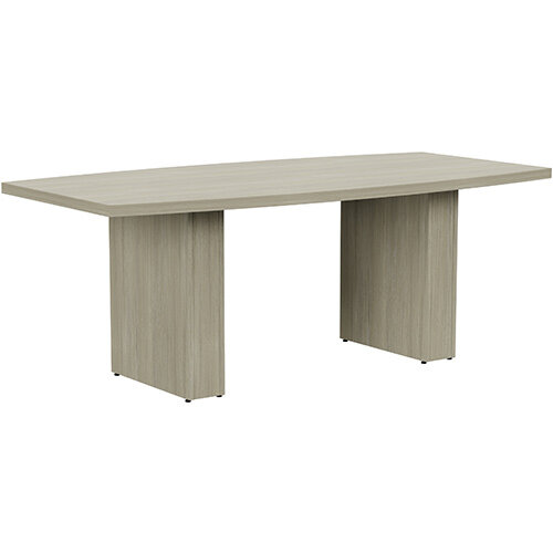 Grand 2000mm Arctic Oak Boat-Shaped Boardroom &Meeting Table Grand 2000mm Arctic Oak Boat-Shaped Boardroom &Meeting Table