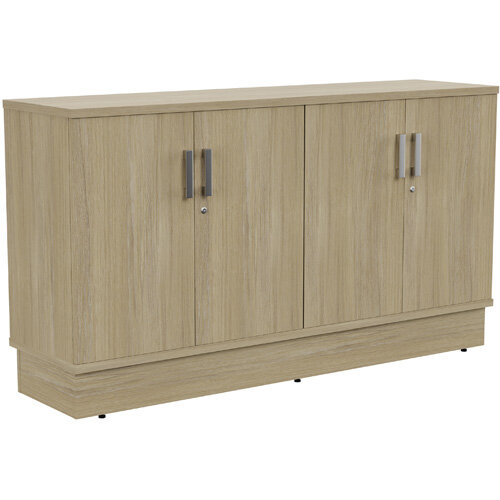 Grand 4 Doors Credenza Cabinet W1605xD420xH895mm Urban Oak