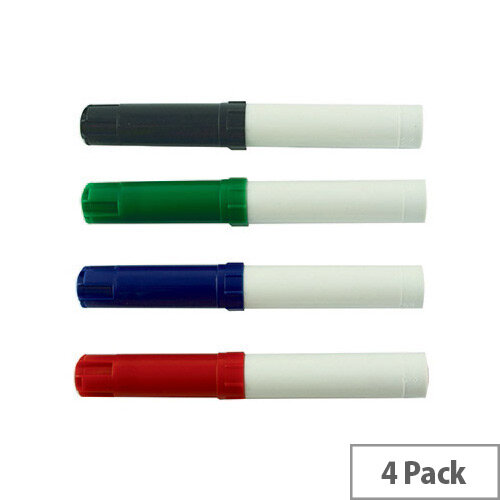 Flipchart Marker Wallet of 4 Assorted WX01551