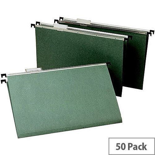 Suspension File Foolscap Pack of 50 WX21001 - Suspension files for document organisation - Economical, unbranded style - Includes tabs and inserts Suspension File Foolscap Pack of 50 WX21001 - Suspension files for document organisation - Economical, unbranded style - Includes tabs and inserts