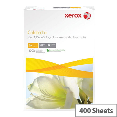 A4 White Xerox Colotech+ Gloss Coated Photo Paper 140gsm (Pack of 400) A4 White Xerox Colotech+ Gloss Coated Photo Paper 140gsm (Pack of 400)