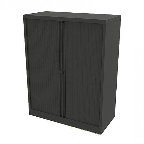 Bisley Side Opening Tambour Door Cupboard H1270xW1000xD470mm Black - Supplied Empty, Variety of Shelves &Suspension Filing Roll Out Frames Available Bisley Side Opening Tambour Door Cupboard H1270xW1000xD470mm Black - Supplied Empty, Variety of Shelves &Suspension Filing Roll Out Frames Available