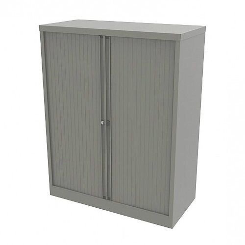 Bisley Side Opening Tambour Door Cupboard H1270xW1000xD470mm Goose Grey - Supplied Empty, Variety of Shelves &Suspension Filing Roll Out Frames Available Bisley Side Opening Tambour Door Cupboard H1270xW1000xD470mm Goose Grey - Supplied Empty, Variety of Shelves &Suspension Filing Roll Out Frames Available