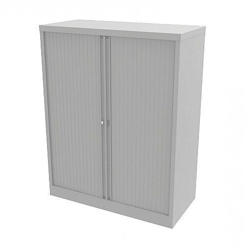 Bisley Side Opening Tambour Door Cupboard H1270xW1000xD470mm White - Supplied Empty, Variety of Shelves &Suspension Filing Roll Out Frames Available Bisley Side Opening Tambour Door Cupboard H1270xW1000xD470mm White - Supplied Empty, Variety of Shelves &Suspension Filing Roll Out Frames Available