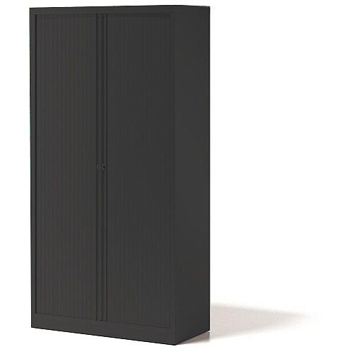 Bisley Side Opening Tambour Door Cupboard H2270xW1000xD470mm Black - Supplied Empty, Variety of Shelves &Suspension Filing Roll Out Frames Available Bisley Side Opening Tambour Door Cupboard H2270xW1000xD470mm Black - Supplied Empty, Variety of Shelves &Suspension Filing Roll Out Frames Available