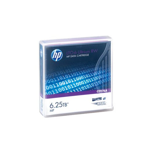 HPE Ultrium RW Data Cartridge - LTO Ultrium 6 6.25 TB - for LTO-5 Ultrium; StoreEver 6250, LTO-6, MSL2024, MSL4048, MSL8096; StoreEver 1/8 G2