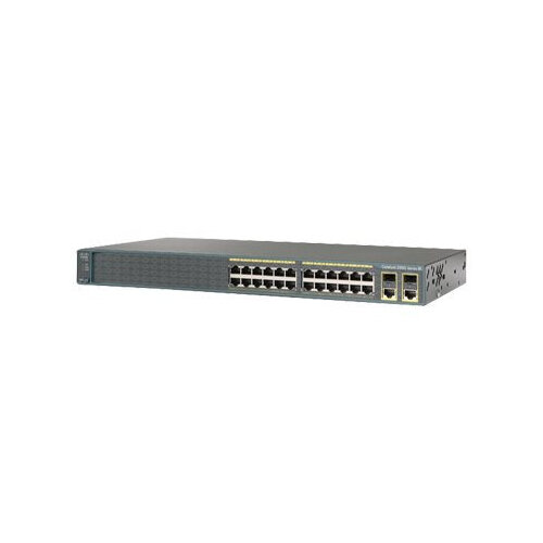 Cisco Catalyst 2960-Plus 24TC-L - Switch - Managed - 24 x 10/100 + 2 x combo Gigabit SFP - rack-mountable Cisco Catalyst 2960-Plus 24TC-L - Switch - Managed - 24 x 10/100 + 2 x combo Gigabit SFP - rack-mountable