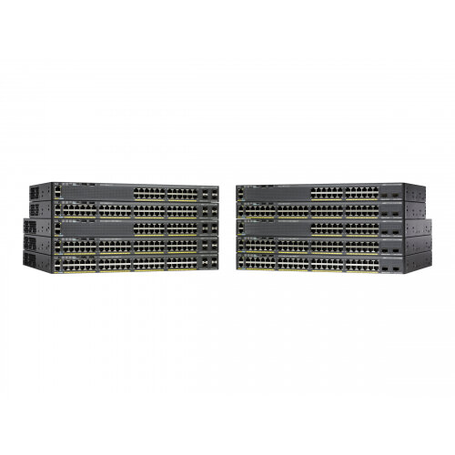 Cisco Catalyst 2960X-24PS-L - Switch - Managed - 24 x 10/100/1000 (PoE+) + 4 x Gigabit SFP - desktop, rack-mountable - PoE+ (370 W) Cisco Catalyst 2960X-24PS-L - Switch - Managed - 24 x 10/100/1000 (PoE+) + 4 x Gigabit SFP - desktop, rack-mountable - PoE+ (370 W)