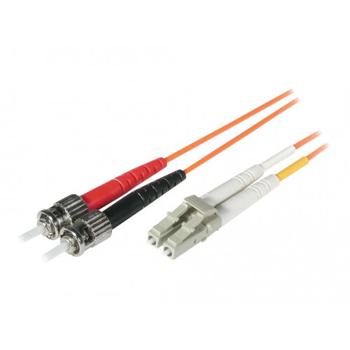C2G Low-Smoke Zero-Halogen - Patch cable - LC multi-mode (M) to ST multi-mode (M) - 3 m - fibre optic - 62.5 / 125 micron - orange C2G Low-Smoke Zero-Halogen - Patch cable - LC multi-mode (M) to ST multi-mode (M) - 3 m - fibre optic - 62.5 / 125 micron - orange