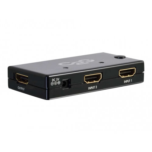 C2G 2-Port HDMI Auto Switch - Video/audio switch - 2 x HDMI - desktop