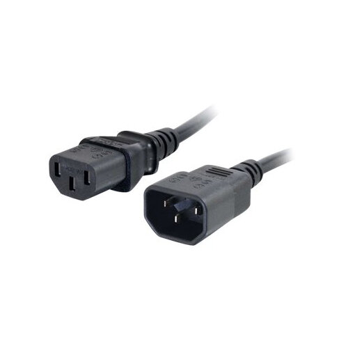 C2G Computer Power Cord Extension - Power extension cable - IEC 60320 C13 to IEC 60320 C14 - AC 250 V - 3 m