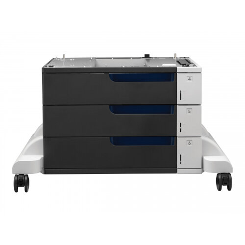 HP - Printer base with media feeder - 1500 sheets in 3 tray(s) - for Color LaserJet Enterprise M750; LaserJet Enterprise MFP M775; LaserJet Managed MFP M775