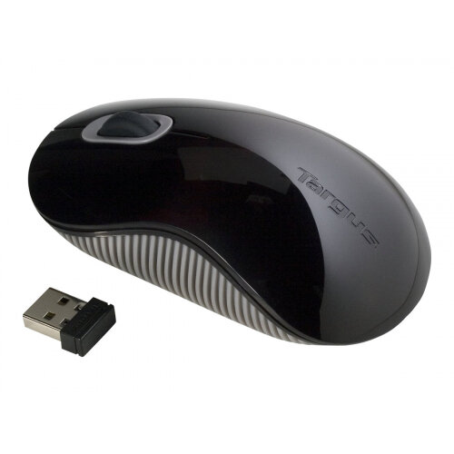 Targus Wireless USB Laptop Blue Trace - Mouse - optical - 3 buttons - wireless - 2.4 GHz - USB wireless receiver - black