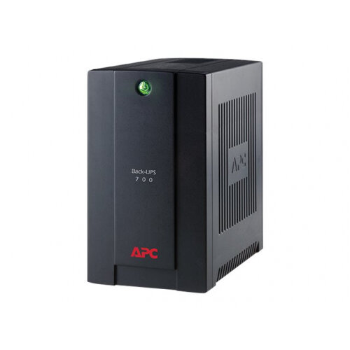 APC Back-Up 700VA - UPS - AC 230 V - 390 Watt - 700 VA - USB - Output Connectors: 4 - Colour: Black