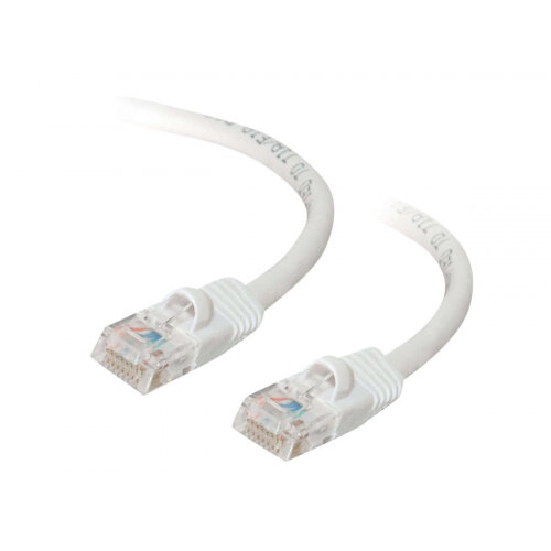 C2G Cat5e Booted Unshielded (UTP) Network Patch Cable - Patch cable - RJ-45 (M) to RJ-45 (M) - 20 m - UTP - CAT 5e - molded, snagless, stranded - white C2G Cat5e Booted Unshielded (UTP) Network Patch Cable - Patch cable - RJ-45 (M) to RJ-45 (M) - 20 m - UTP - CAT 5e - molded, snagless, stranded - white