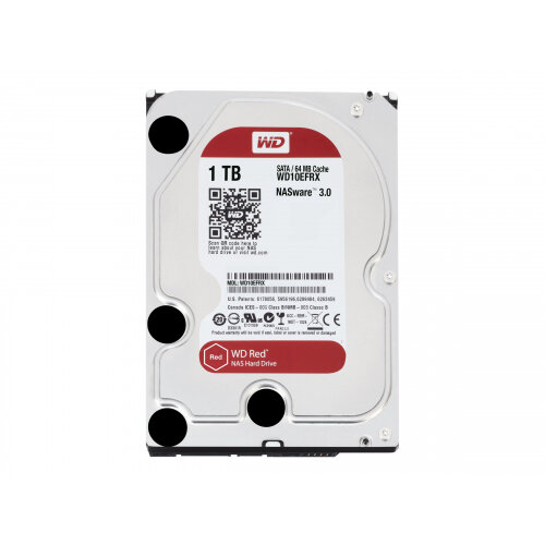 WD Red NAS Hard Drive WD10EFRX - Hard drive - 1 TB - internal - 3.5 Inches - SATA 6Gb/s - buffer: 64 MB - for My Cloud EX2; EX4