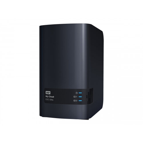 WD My Cloud EX2 Ultra WDBVBZ0000NCH - Personal cloud storage device - 2 bays - RAID 0, 1, JBOD - RAM 1 GB - Gigabit Ethernet - iSCSI WD My Cloud EX2 Ultra WDBVBZ0000NCH - Personal cloud storage device - 2 bays - RAID 0, 1, JBOD - RAM 1 GB - Gigabit Ethernet - iSCSI