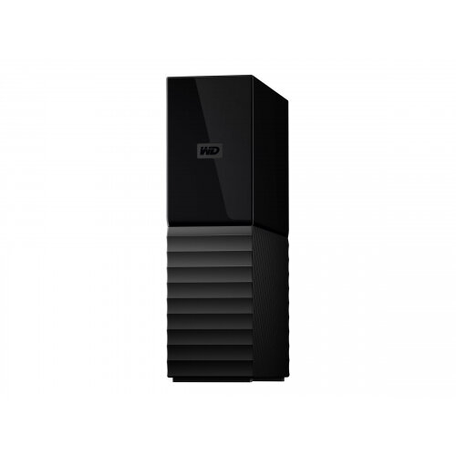 WD My Book WDBBGB0080HBK - Hard drive - encrypted - 8 TB - external (desktop) - USB 3.0 - 256-bit AES - black