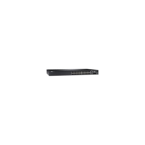 Dell Networking N2024 - Switch - L2+ - Managed - 24 x 10/100/1000 + 2 x 10 Gigabit SFP+ - rack-mountable Dell Networking N2024 - Switch - L2+ - Managed - 24 x 10/100/1000 + 2 x 10 Gigabit SFP+ - rack-mountable