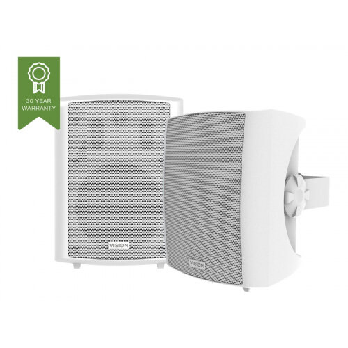 Vision SP-1800 - Speakers - for PA system - 50 Watt - 3-way - white