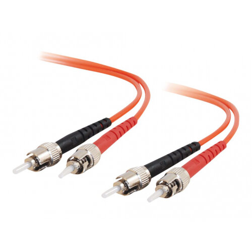 C2G Low-Smoke Zero-Halogen - Patch cable - ST multi-mode (M) to ST multi-mode (M) - 5 m - fibre optic - 62.5 / 125 micron - orange C2G Low-Smoke Zero-Halogen - Patch cable - ST multi-mode (M) to ST multi-mode (M) - 5 m - fibre optic - 62.5 / 125 micron - orange