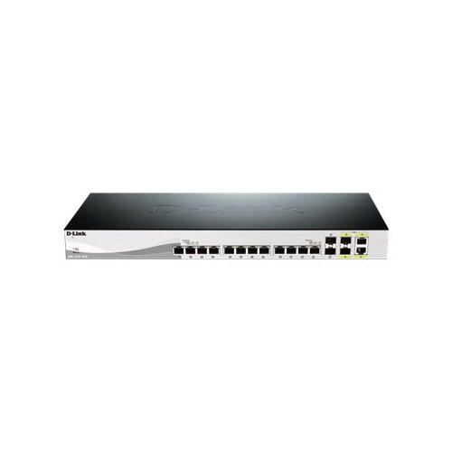 D-Link DXS 1210-16TC - Switch - smart - 12 x 10GBase-T + 2 x SFP+ + 2 x combo 10 Gigabit SFP+ - rack-mountable D-Link DXS 1210-16TC - Switch - smart - 12 x 10GBase-T + 2 x SFP+ + 2 x combo 10 Gigabit SFP+ - rack-mountable