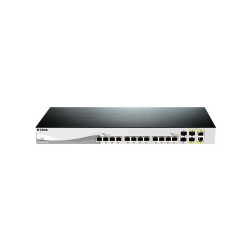 D-Link DXS 1210-16TC - Switch - smart - 12 x 10GBase-T + 2 x SFP+ + 2 x combo 10 Gigabit SFP+ - rack-mountable