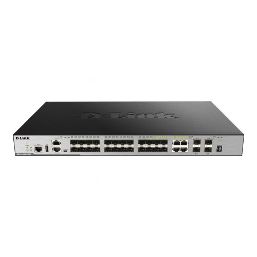 D-Link DGS 3630-28SC - Switch - L3 - Managed - 20 x Gigabit SFP + 4 x combo 1000Base-T + 4 x 10 Gigabit SFP+ - rack-mountable D-Link DGS 3630-28SC - Switch - L3 - Managed - 20 x Gigabit SFP + 4 x combo 1000Base-T + 4 x 10 Gigabit SFP+ - rack-mountable