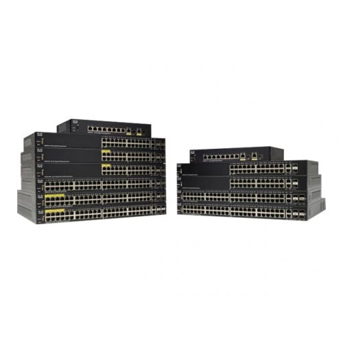 Cisco 350 Series SG350-20 - Switch - L3 - Managed - 16 x 10/100/1000 + 2 x Gigabit SFP + 2 x combo Gigabit SFP - rack-mountable Cisco 350 Series SG350-20 - Switch - L3 - Managed - 16 x 10/100/1000 + 2 x Gigabit SFP + 2 x combo Gigabit SFP - rack-mountable