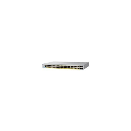 Cisco Catalyst 2960L-48TS-LL - Switch - Managed - 48 x 10/100/1000 + 4 x Gigabit SFP (uplink) - desktop, rack-mountable Cisco Catalyst 2960L-48TS-LL - Switch - Managed - 48 x 10/100/1000 + 4 x Gigabit SFP (uplink) - desktop, rack-mountable