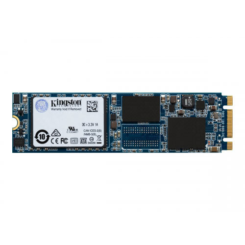 Kingston SSDNow UV500 - Solid state drive - encrypted - 240 GB - internal - M.2 2280 (double-sided) - SATA 6Gb/s - 256-bit AES - Self-Encrypting Drive (SED), TCG Opal Encryption 2.0