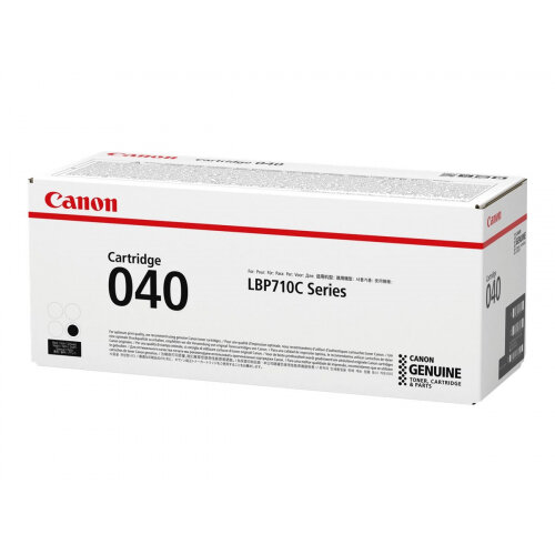 Canon 040 - Black - original - toner cartridge - for imageCLASS LBP712Cdn; i-SENSYS LBP710Cx, LBP712Cx; Satera LBP712Ci Canon 040 - Black - original - toner cartridge - for imageCLASS LBP712Cdn; i-SENSYS LBP710Cx, LBP712Cx; Satera LBP712Ci