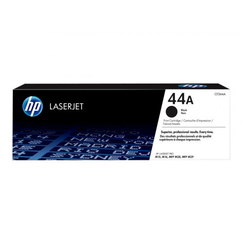 HP 44A - Black - original - LaserJet - toner cartridge (CF244A) - for LaserJet Pro M15a, M15w, MFP M28a, MFP M28w HP 44A - Black - original - LaserJet - toner cartridge (CF244A) - for LaserJet Pro M15a, M15w, MFP M28a, MFP M28w