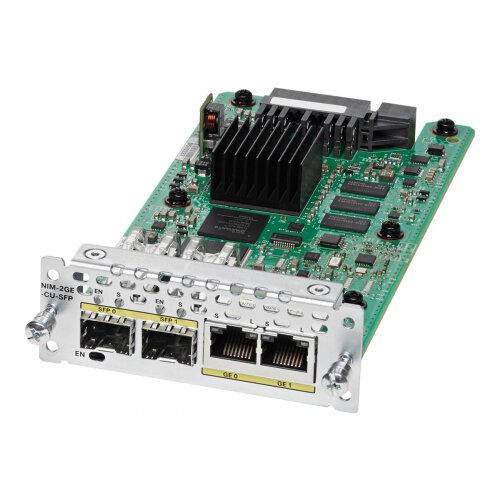 Cisco WAN Network Interface Module - Expansion module - combo Gigabit SFP x 2 - for Cisco 4451-X Cisco WAN Network Interface Module - Expansion module - combo Gigabit SFP x 2 - for Cisco 4451-X