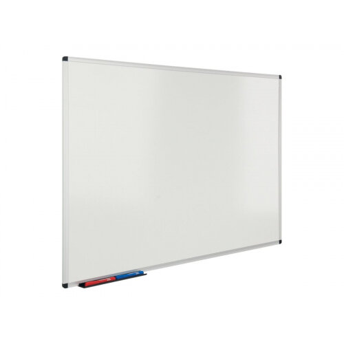 Write-on - Whiteboard - 1200 x 900 mm - vitreous enamel steel - magnetic - aluminium frame