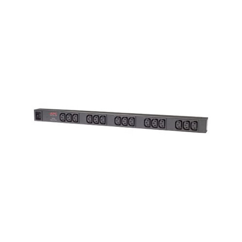 APC Basic Rack PDU Zero U - Power distribution strip (rack-mountable) - AC 120/208/230 V - input: IEC 60320 C20 - output connectors: 15 (IEC 60320 C13) - 0U - 2.5 m - black - for P/N: AR3100, AR3150, SMX3000RMHV2UNC, SUA2200RMXLI3U, SUA3000R2IX322, SURT30