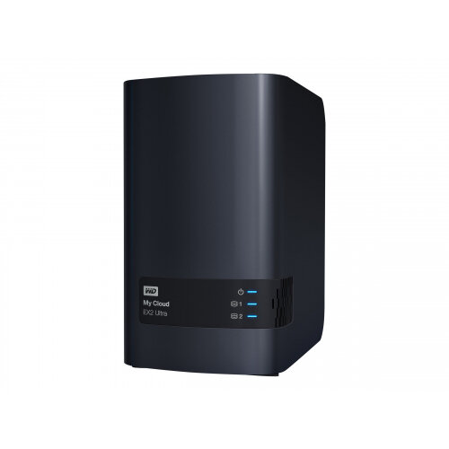 WD My Cloud EX2 Ultra WDBVBZ0060JCH - Personal Cloud Storage Device - 2 Bays - 3.5 Inches Serial ATA III - 6TB - HDD 3 TB x 2 - RAID 0, 1, JBOD - RAM 1GB - Gigabit Ethernet - iSCSI WDBVBZ0060JCH-EESN