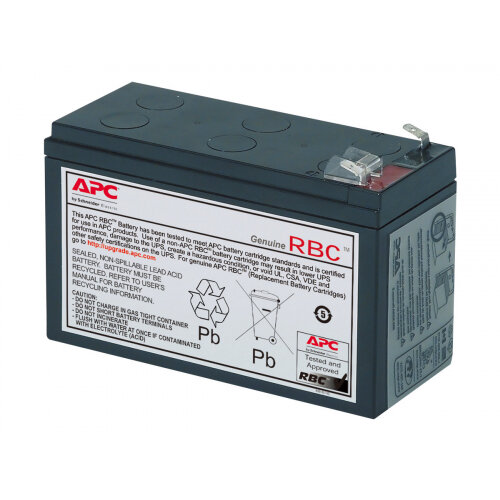 APC Replacement Battery Cartridge #106 - UPS battery - 1 x Lead Acid - black - for Back-UPS ES 400